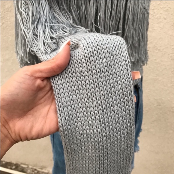 Lovers friends capulet fringe off shoulder sweater - Picture 8 of 13